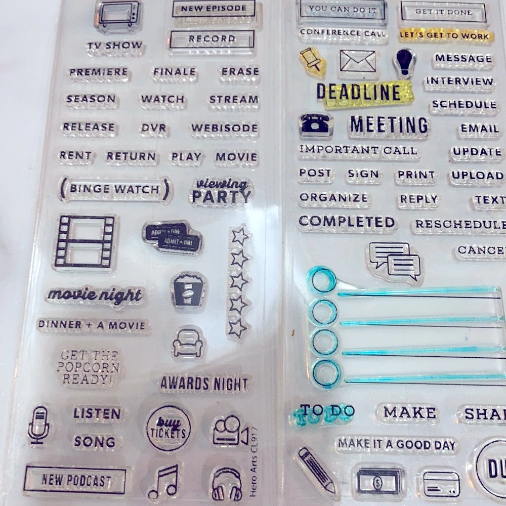 2 CTMH CLEAR STAMP SETS